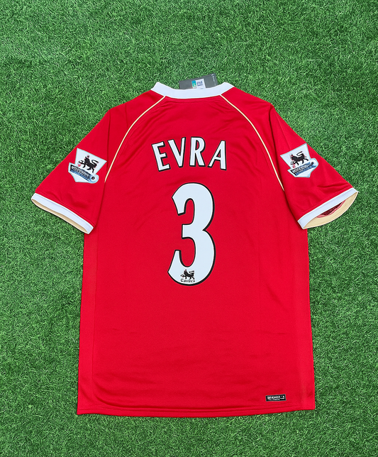 Evra Manchester United Retro -06 Retro 2005 Patrice Vintage Soccer Kit Football Jersey Trikot