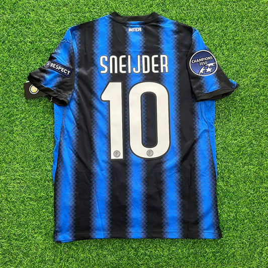 Sneijder - Inter Soccer 2010 2011 Wesley Soccer Kit Football Jersey Trikot