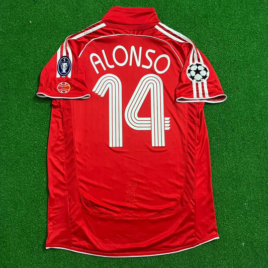 Alonso #14 Liverpool /08 2007 Xabi Soccer Kit Football Jersey Trikot