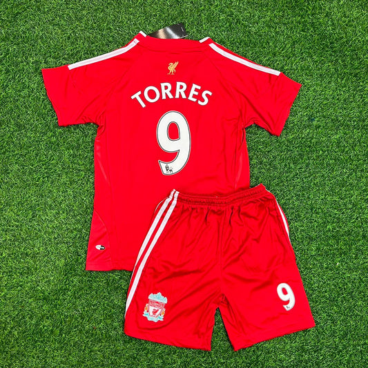 Torres 9 - Liverpool KinderTrikot Enfant 2008 2009 2010 Fernando Soccer Kit Football Jersey Trikot