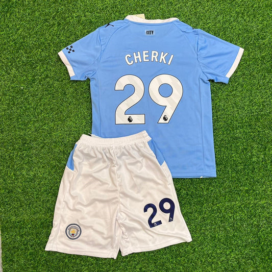 Cherki Manchester City Soccer Ryan Soccer Kit Football Jersey Trikot